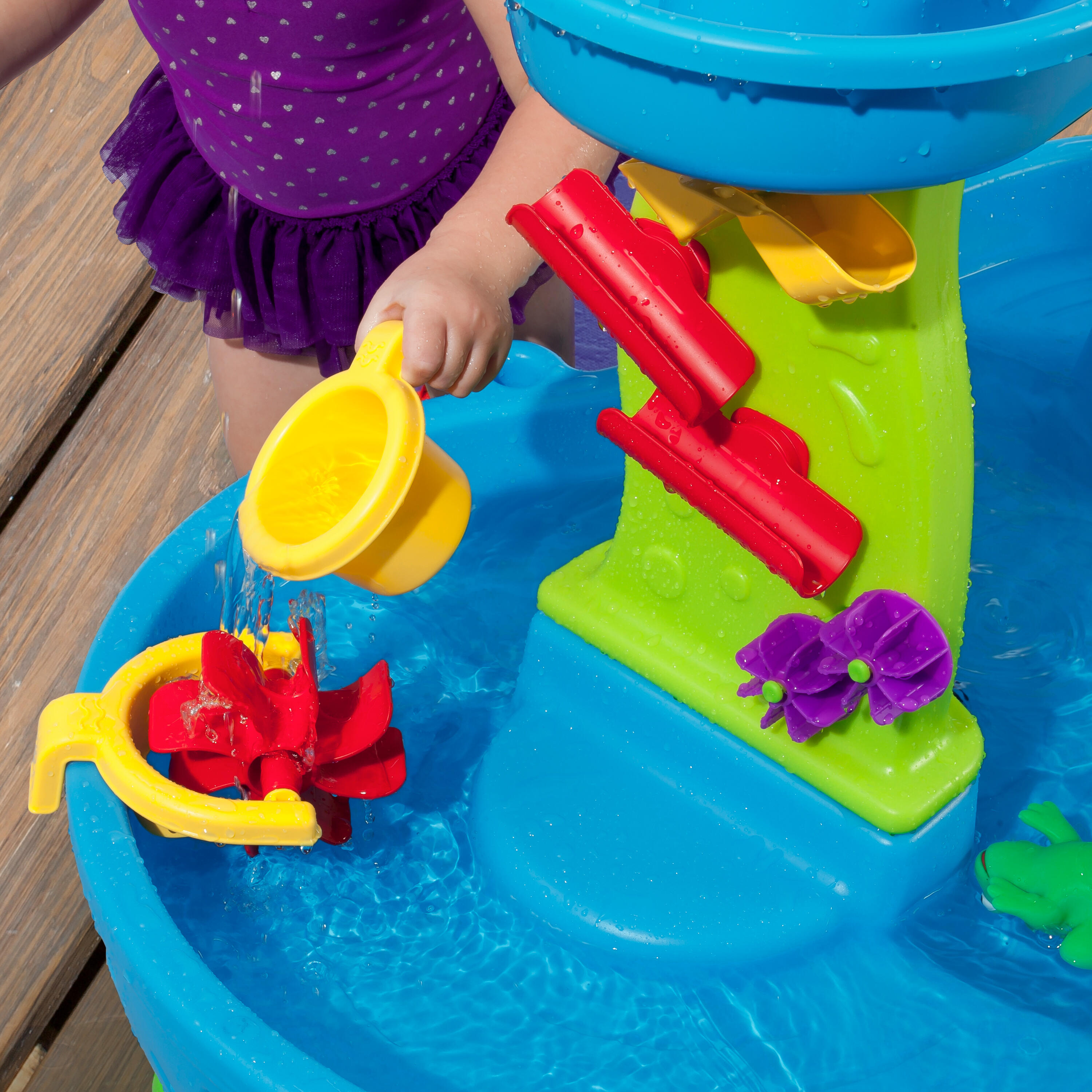 Water table, Rain Showers Splash, Blue & Green, 13 accessories 7/7