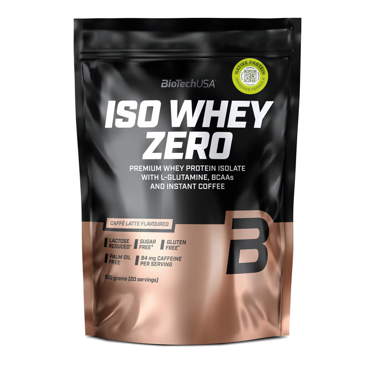 BIOTECHUSA Isolato di siero di latte - Iso Whey Zero - Caffè con Latte