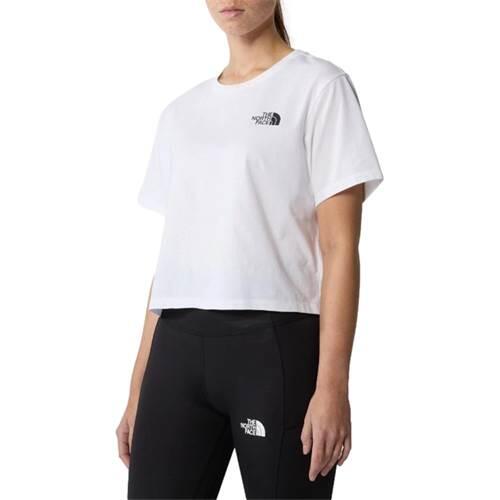 Koszulka sportowa damska The North Face Simple Dome Cropped 1/2
