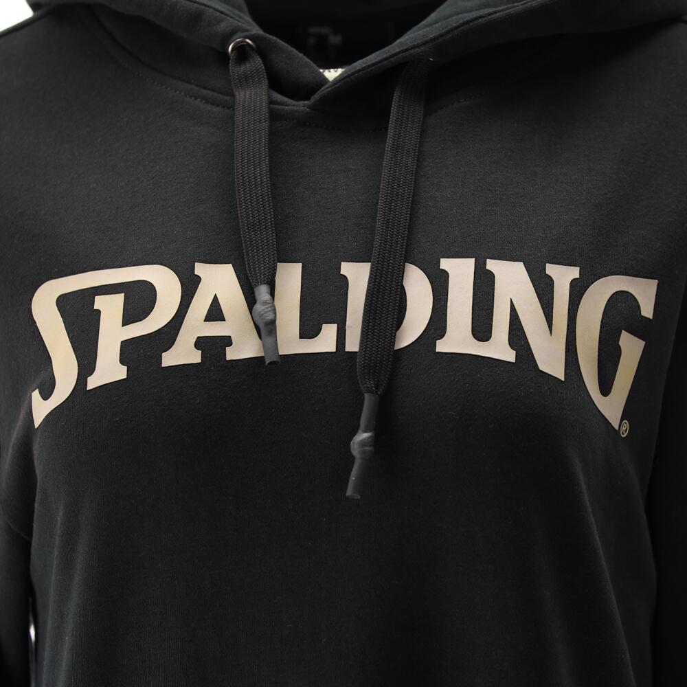 ROBE A CAPUCHE DE BASKET FEMME black-beige Spalding 2/5