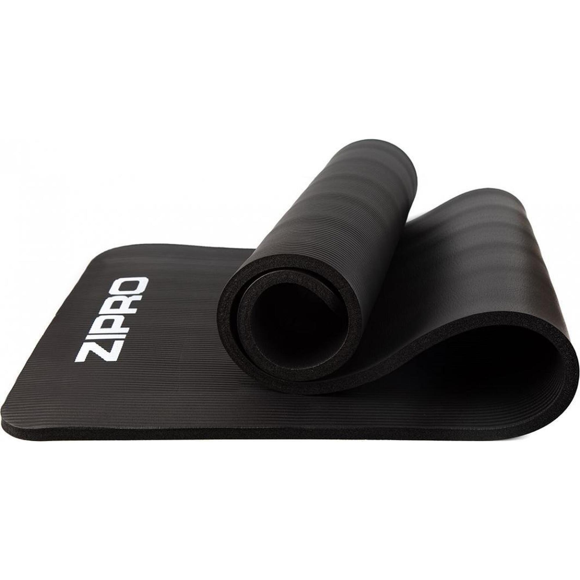 Mata treningowa Zipro 180 cm x 60 cm x 1.5 cm czarna