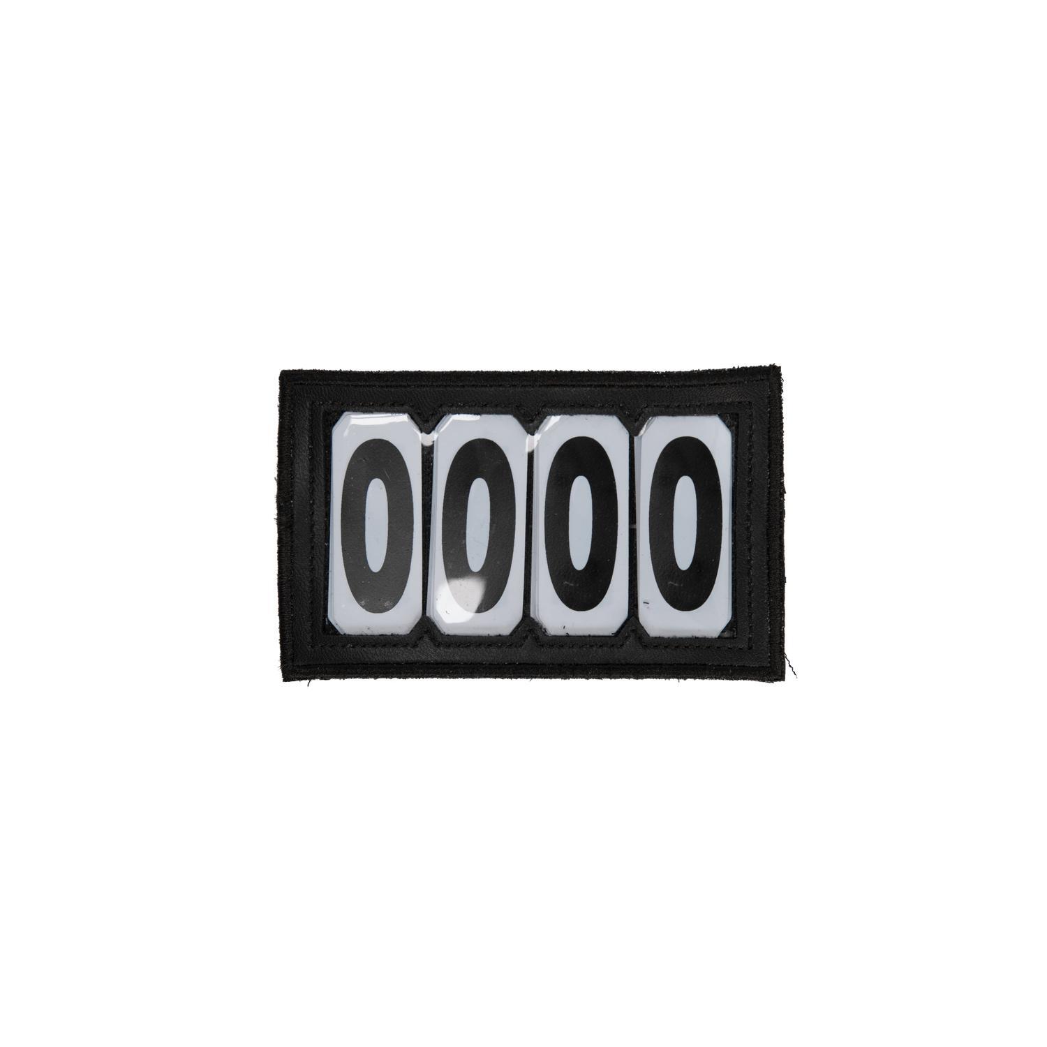 Uchwyt na numer rejestracyjny pvc velcro Kentucky 4 numéros 1/6