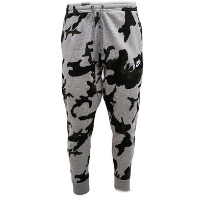 Broek nike aop club jogger. grijs. mannen