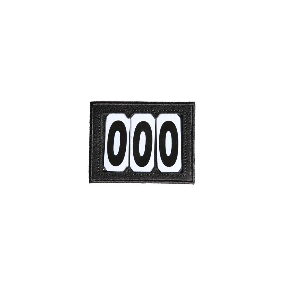 Porta numero equitazione in pvc velcro Kentucky 3 numéros 3/6