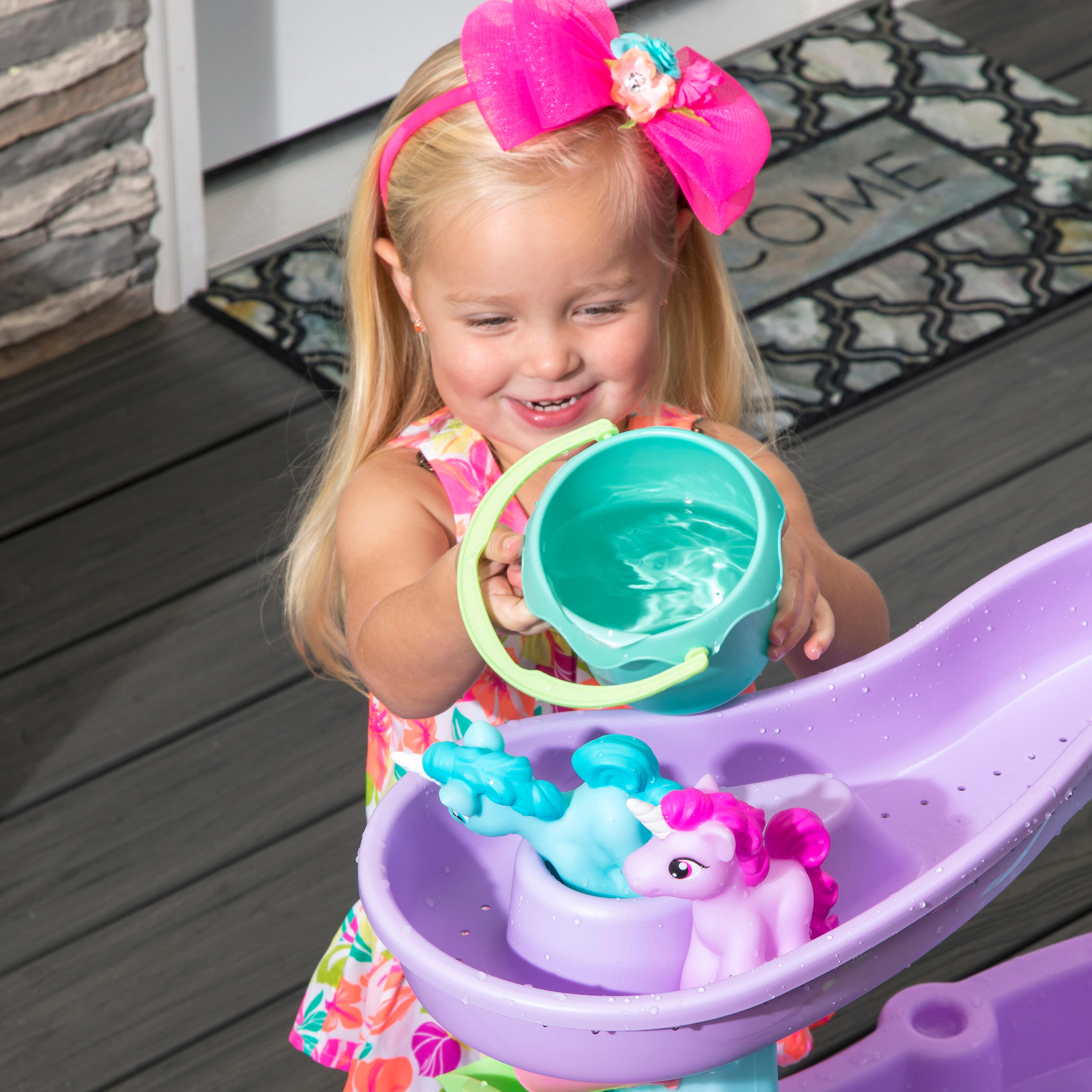Water Table Rain Showers & Unicorns with 13 Accessories 7/7