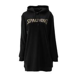 ROBE A CAPUCHE DE BASKET FEMME black-beige Spalding