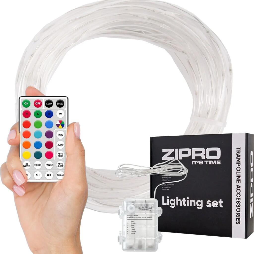 ZIPRO LED Lighting Set 16 m for 16FT (496 cm) Trampoline