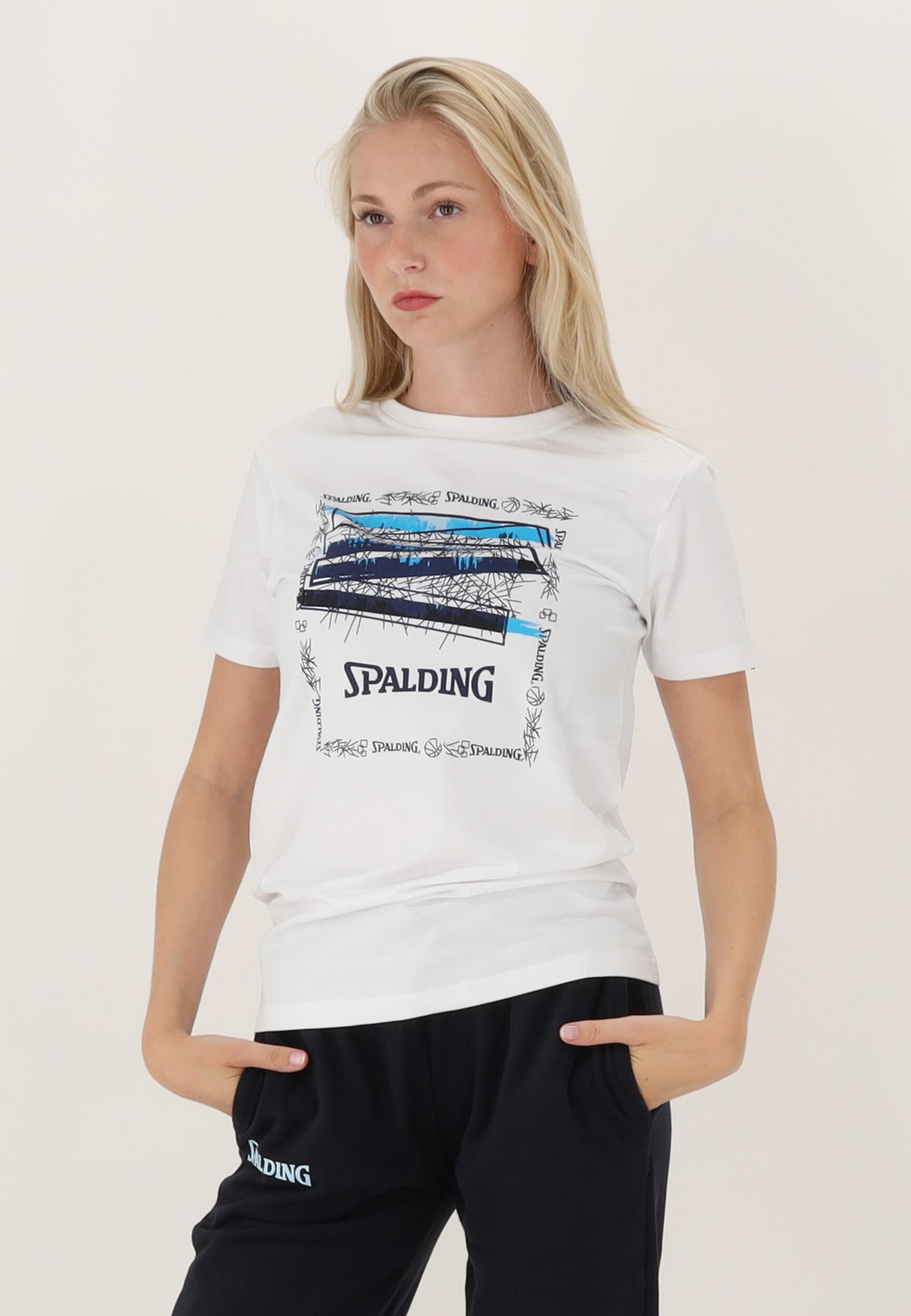 Dames-T-shirt Spalding Logo 4/5