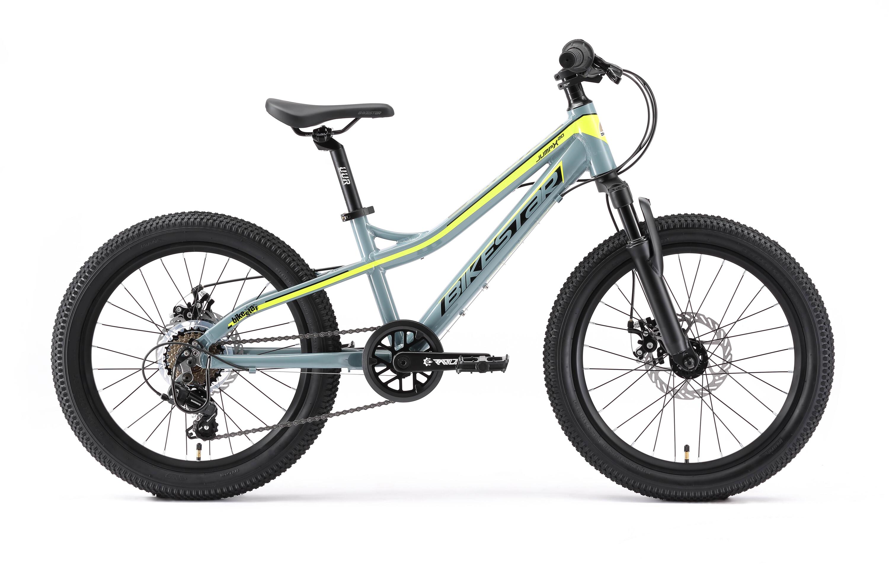 BIKESTAR Bikestar, MTB Kinderfahrrad, 7 Gang, 20 Zoll, Petrol/Grün