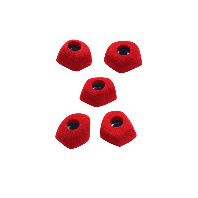 Chwyty wspinaczkowe Ocun Footholds Set 1 Bolt-on - red