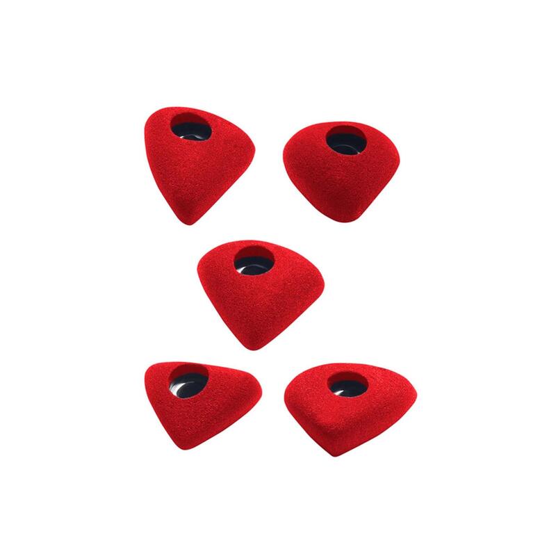 Chwyty wspinaczkowe Ocun Footholds Set 1 Bolt-on - red