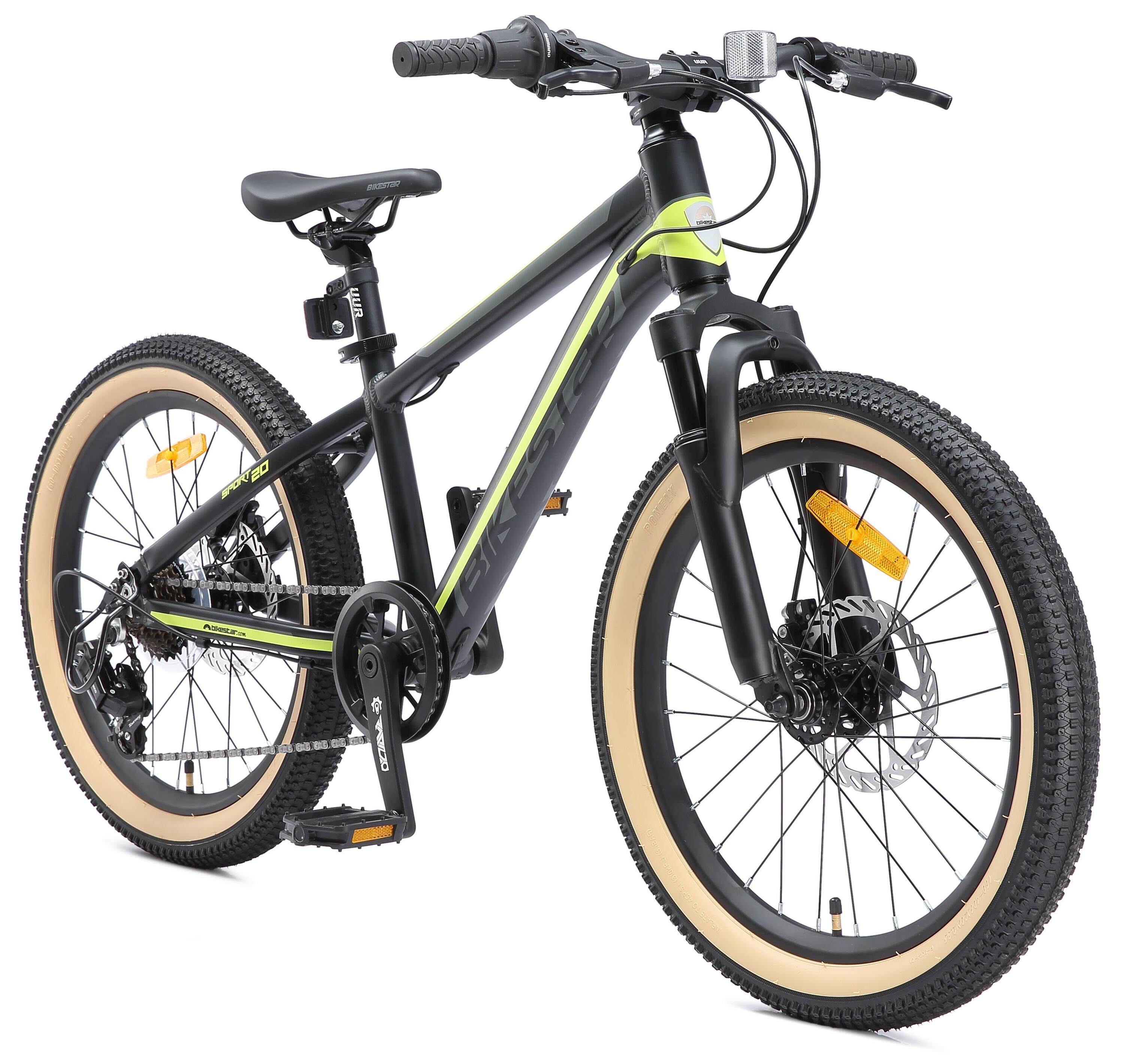 Bikestar, MTB Kinderfahrrad, Sport, 7 Gang, 20 Zoll, schwarz/grün 2/7