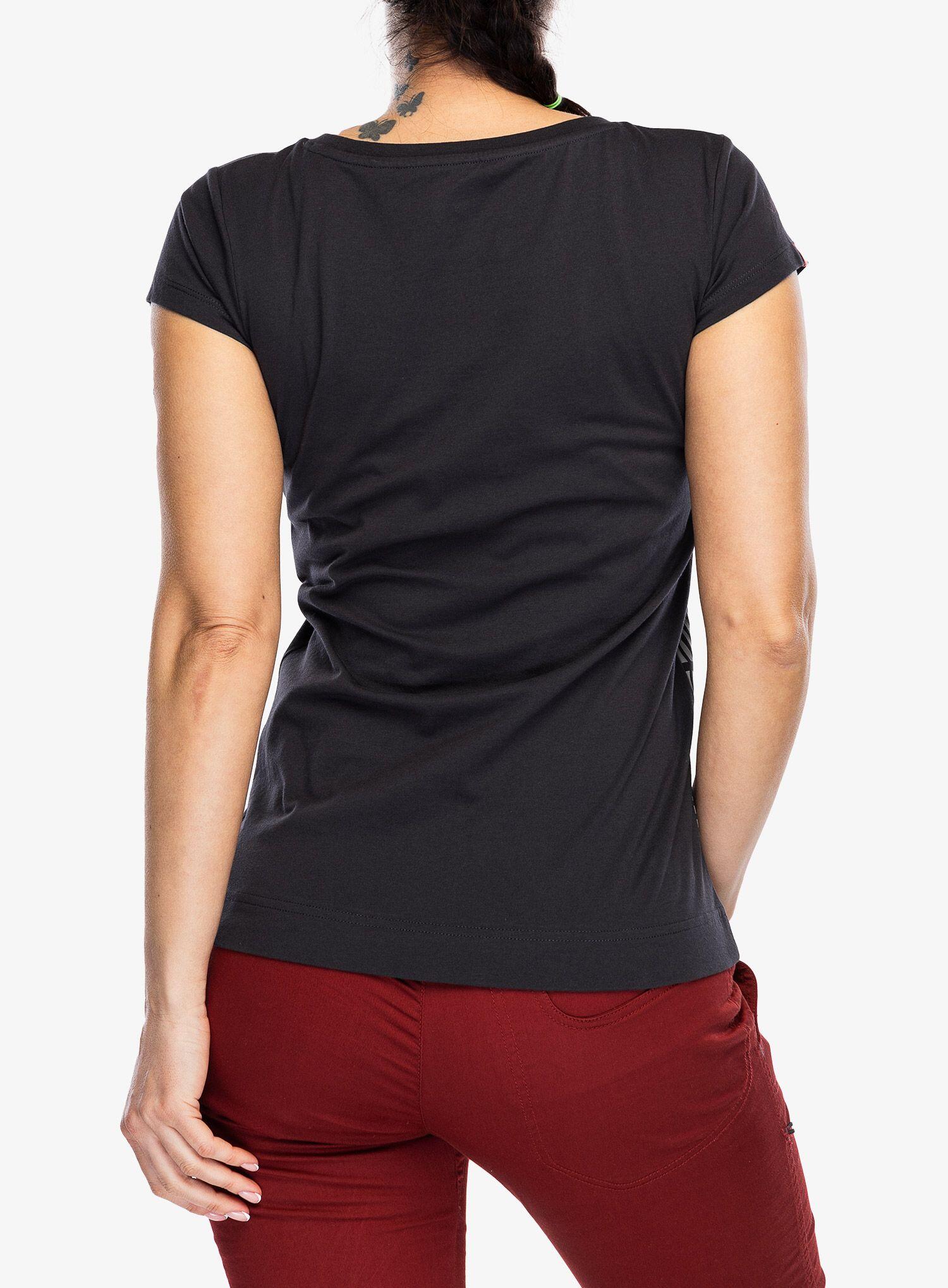 T-shirt femme OCUN Classic T 100% coton anthracite coupe regular 2 way stretch 2/5