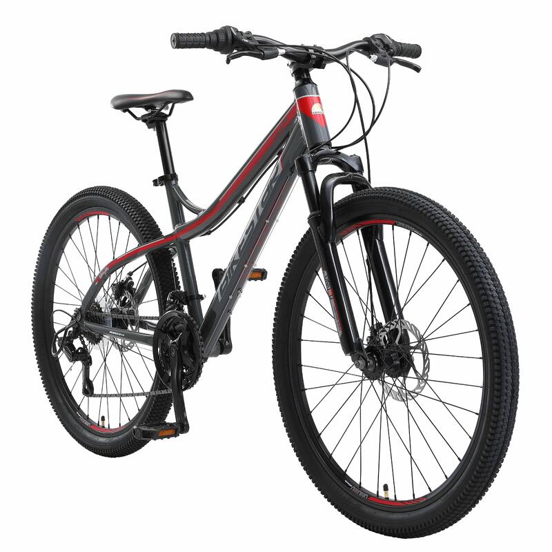 VTT 26" aluminium, semi-rigide, 21 vitesses, frein à disque