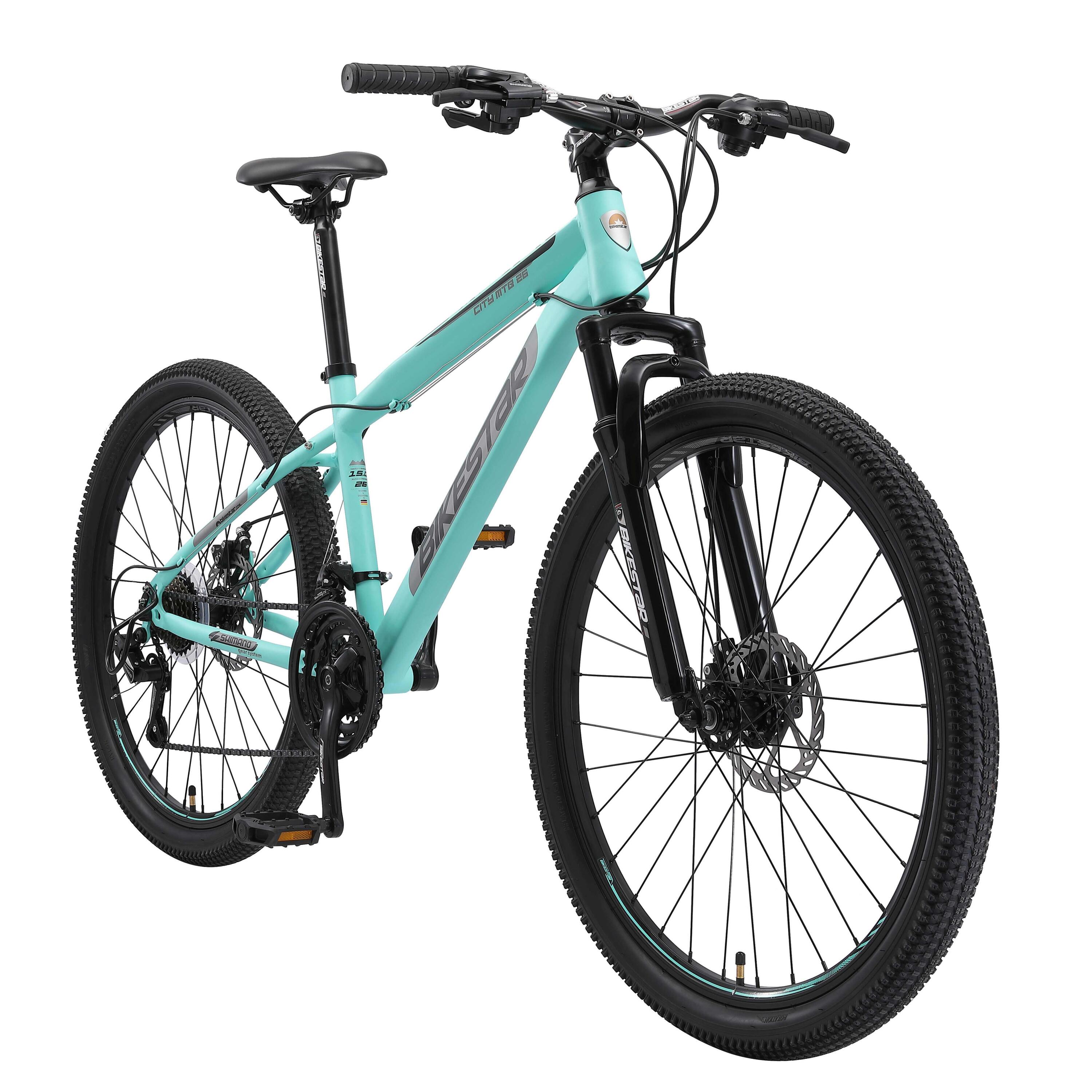 MTB fiets 26", hardtail, 21 versnellingen, schijfremmen 2/7