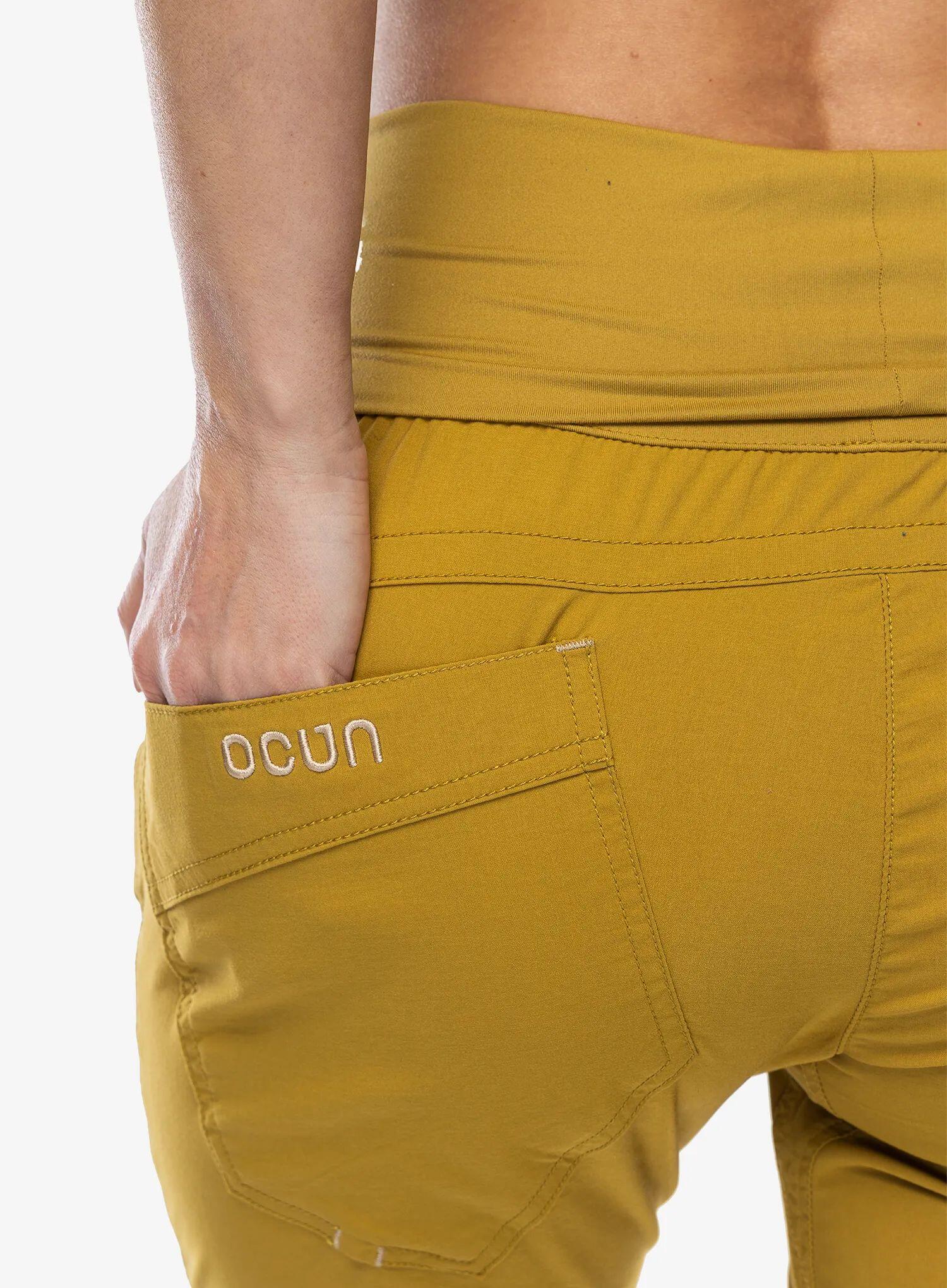 Short da arrampicata Donna Ocún Noya yellow Dried Tobacco 5/6