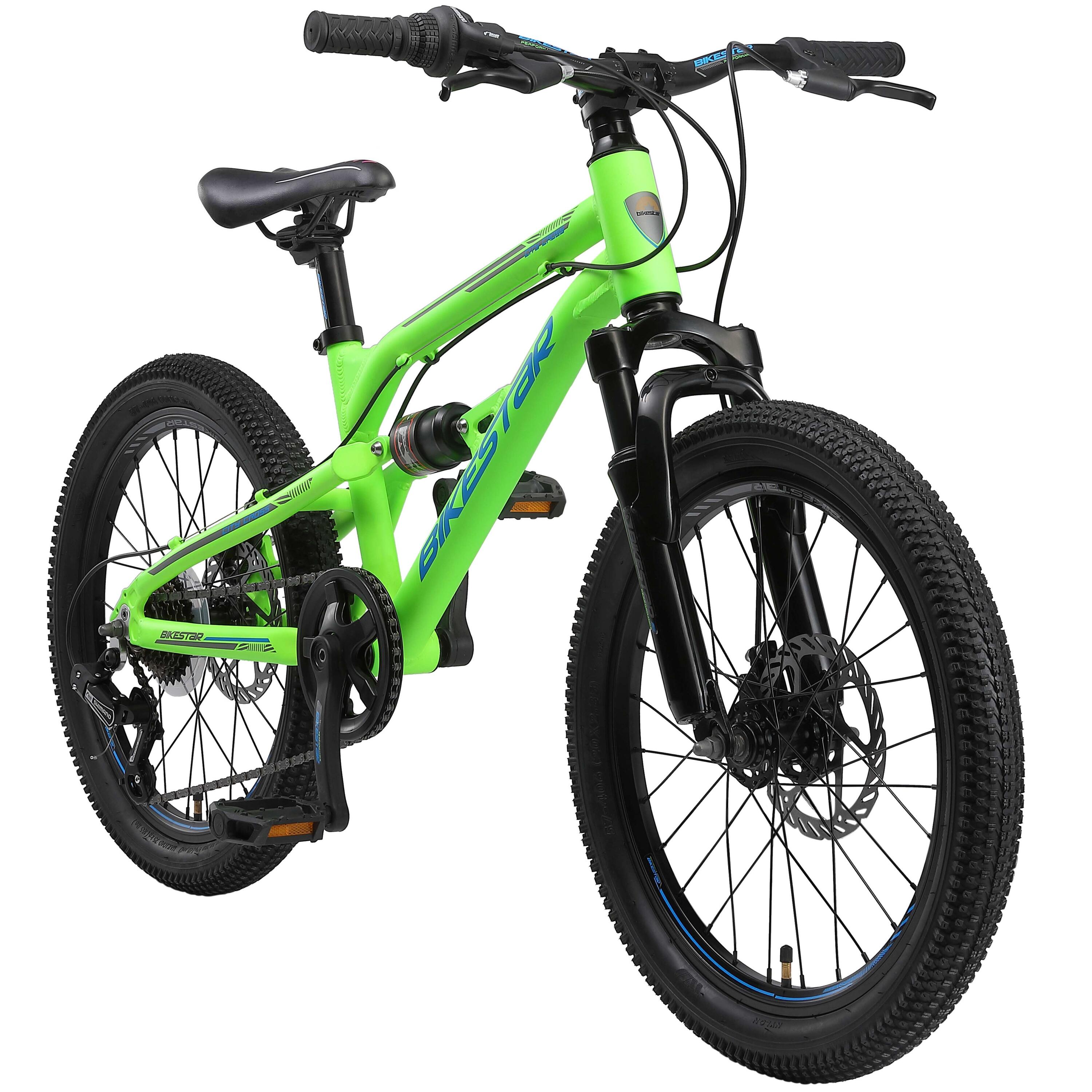 Bikestar kinderfiets MTB Fully 7speed 20inch zwart 2/7