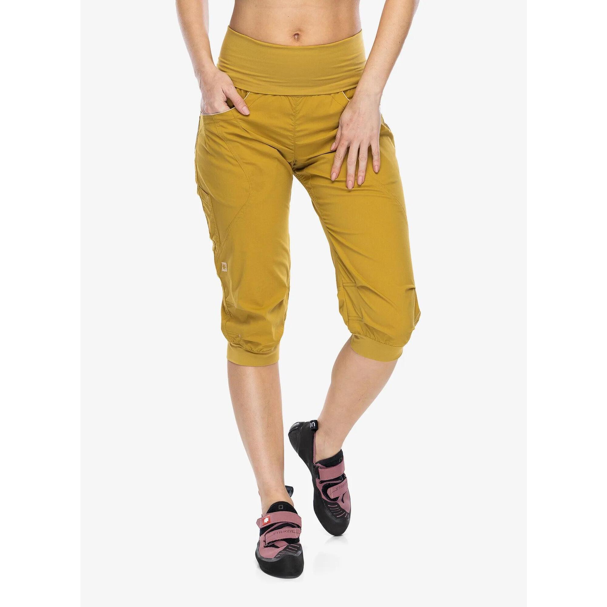 Ocun - Ocún Noya Femme Jaune Ultraléger, Séchage Rapide, Ceinture Élastique Respirante - Short - Jaune - Decathlon