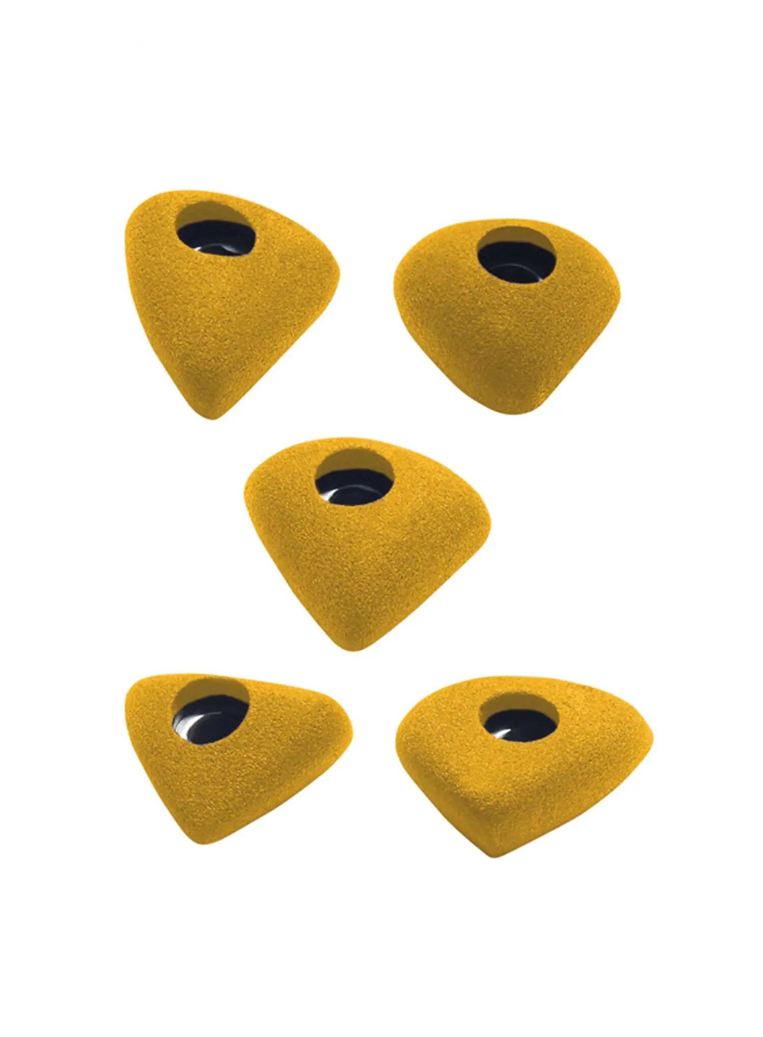 Chwyty wspinaczkowe Ocun Footholds Set 1 Bolt-on - yellow 4/5