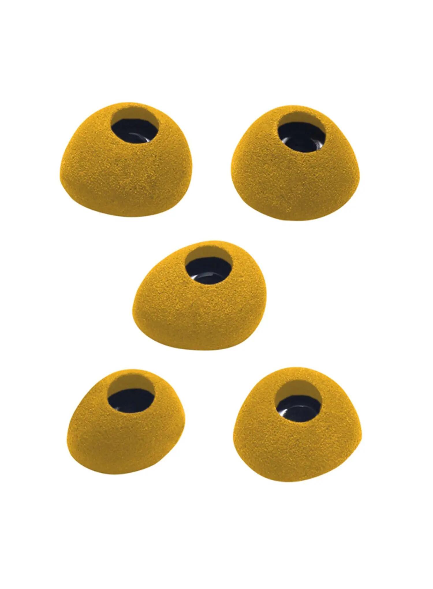 Chwyty wspinaczkowe Ocun Footholds Set 1 Bolt-on - yellow 5/5