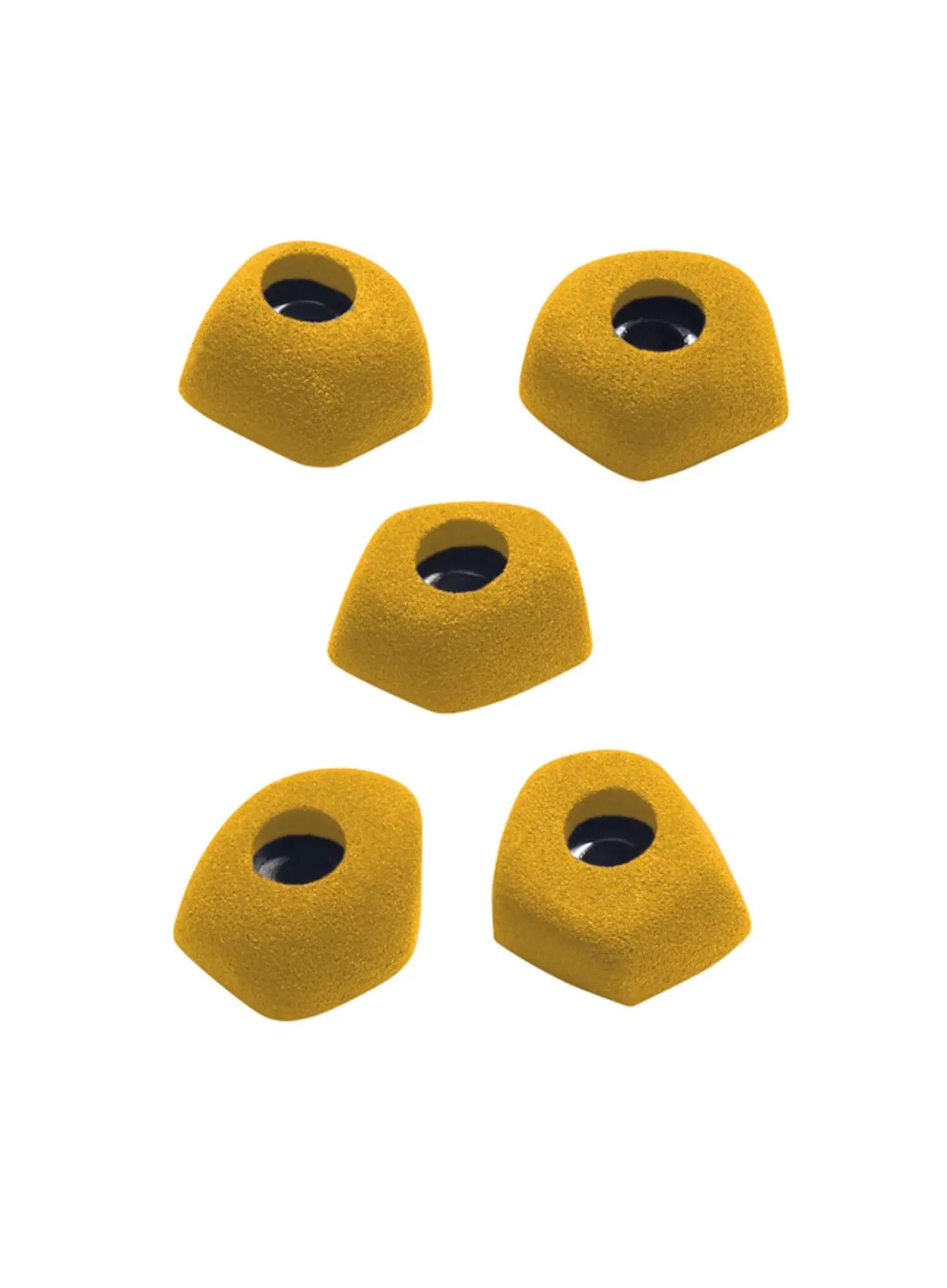 Chwyty wspinaczkowe Ocun Footholds Set 1 Bolt-on - yellow 2/5