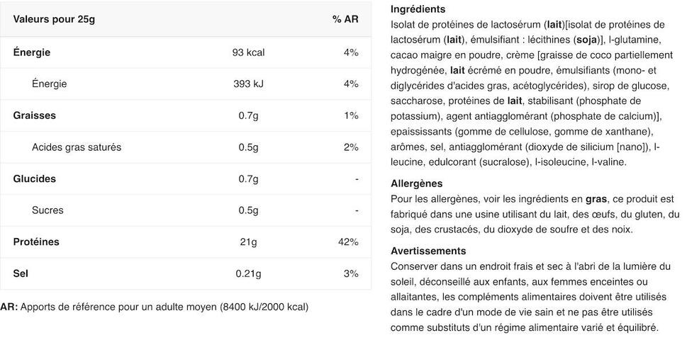 Odżwywka białkowa ISO WHEY ZERO 500g Hazelnut