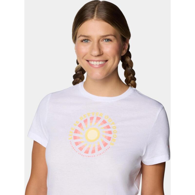 Tricou cu maneci scurte Ruby Springs Graphic Fitted Short Sleeve Shirt femei
