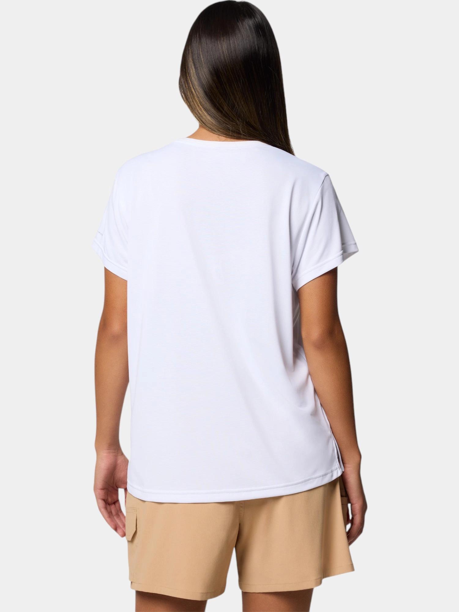 Koszulka techniczna damska Columbia BlueVista Hill Short Sleeve Crew 3/5