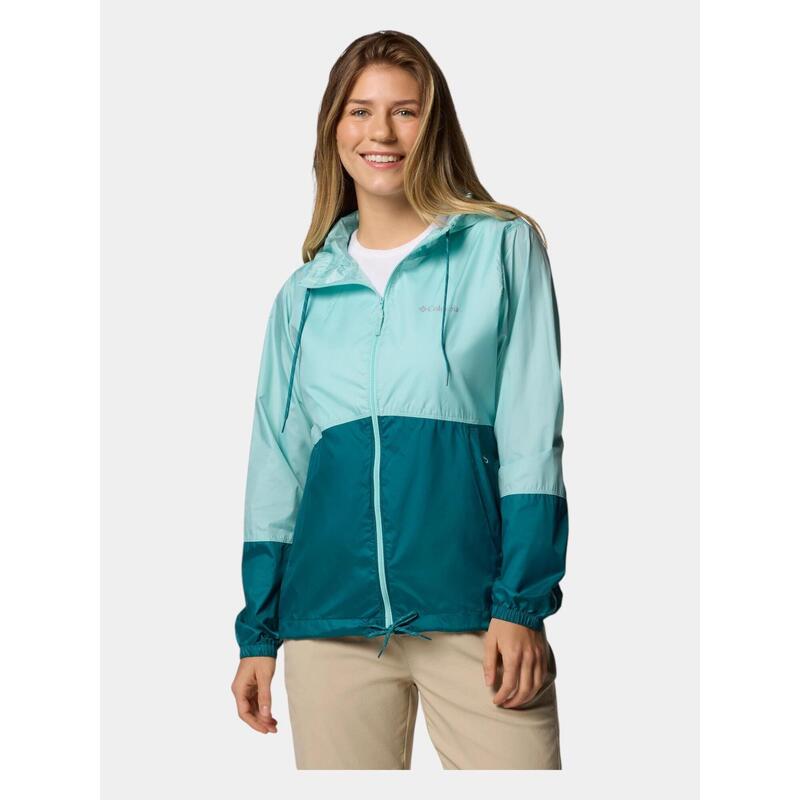 Geaca de vant Flash Forward II Windbreaker - verde femei