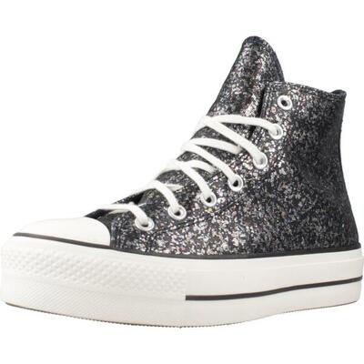 Zapatillas mujer Converse Chuck Taylor All Star Lift Platform Glitter Negro
