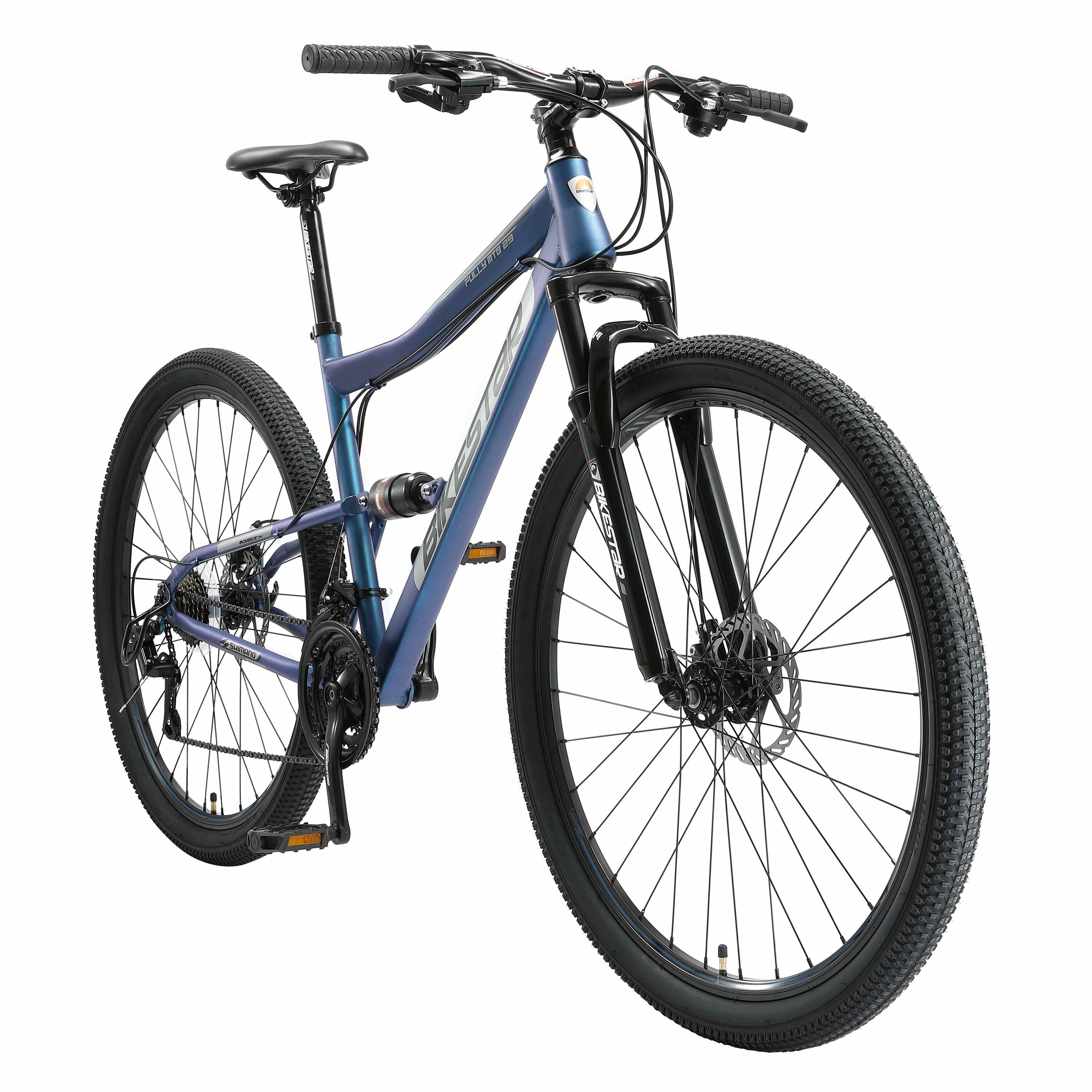 MTB fiets 29", volledig geveerde, 21 versnellingen, schijfremmen 2/6