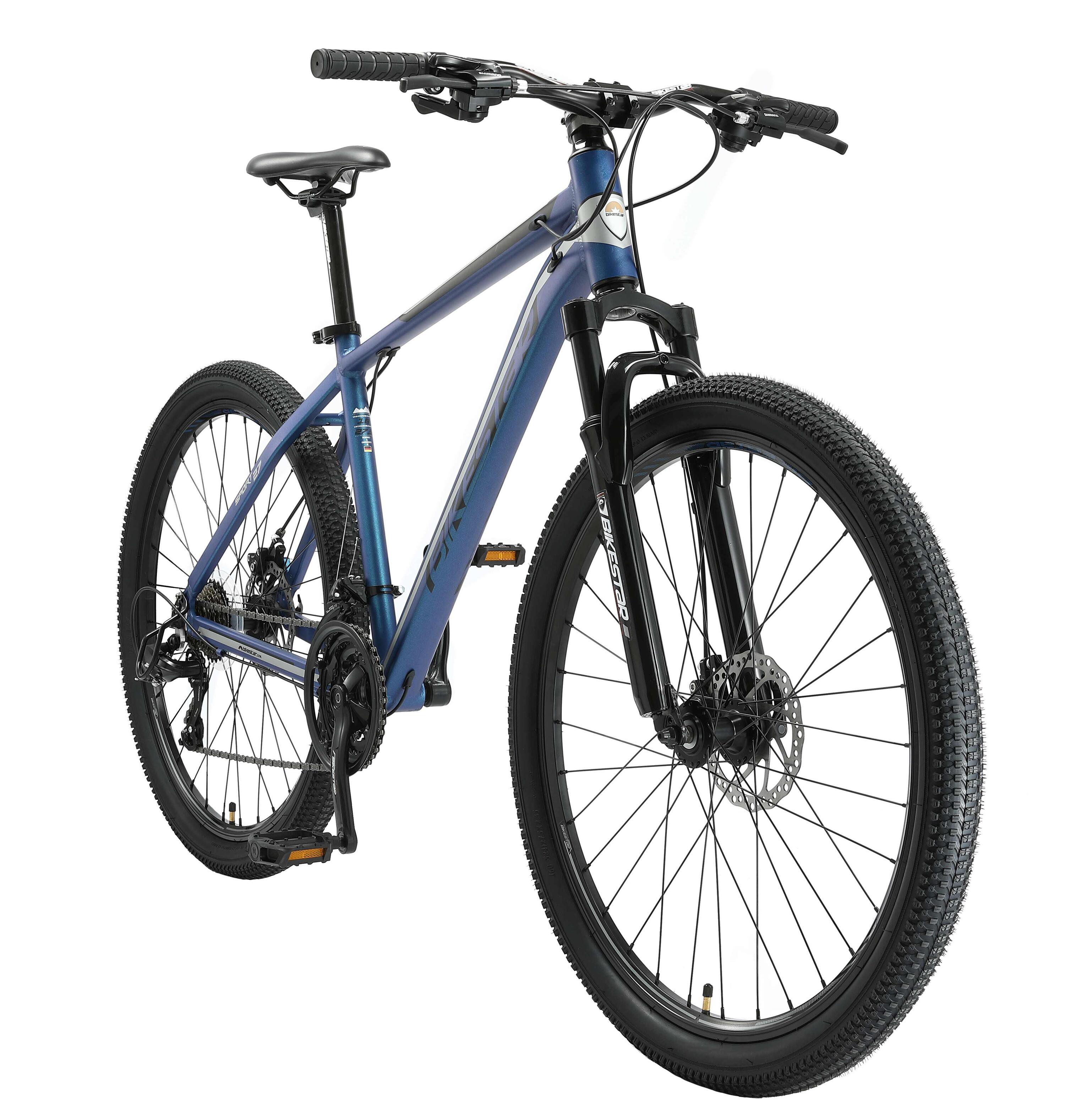 MTB fiets 27.5" aluminium, hardtail, 21 versnellingen, schijfremmen 2/6