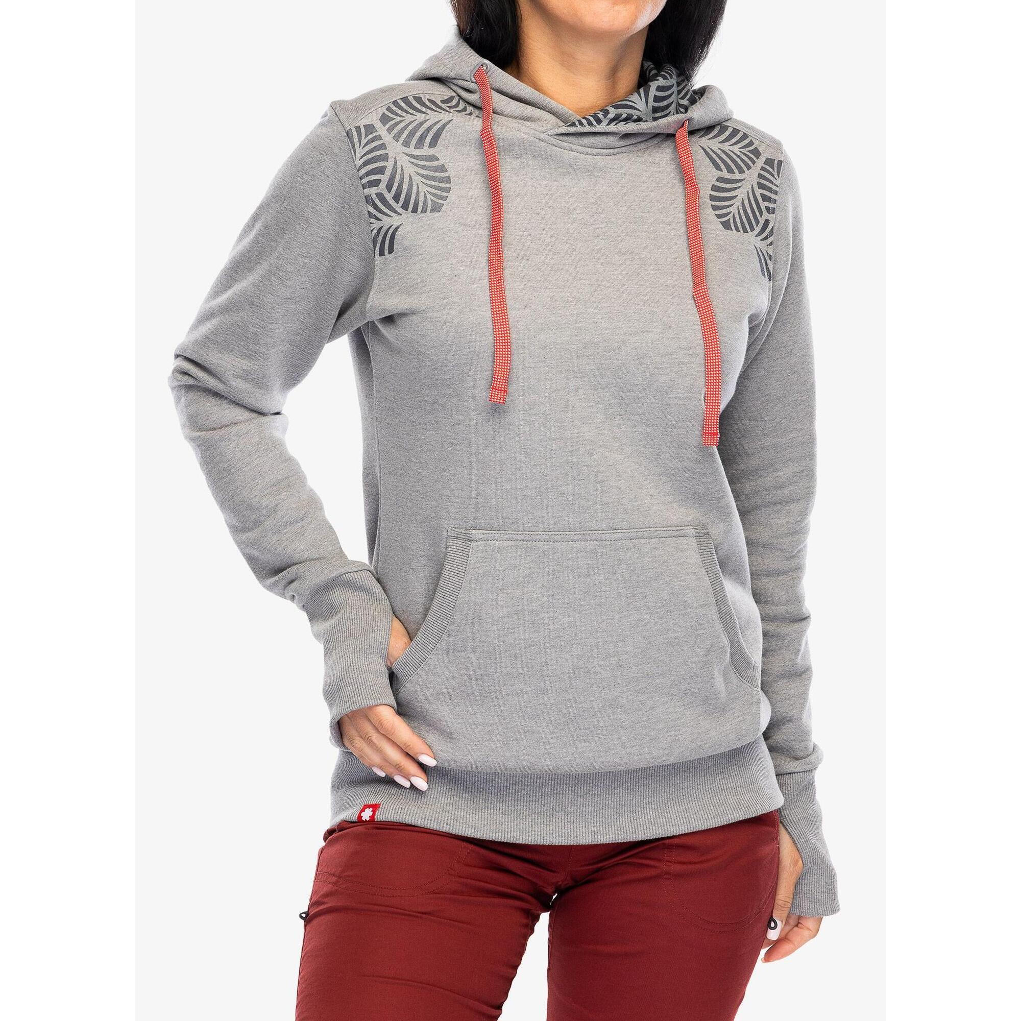 Ocun - Hoodie Femme Ocun Gris Paloma 80% Coton Capuche Ergonomique Poche Kangourou - Polaire - Gris - Decathlon
