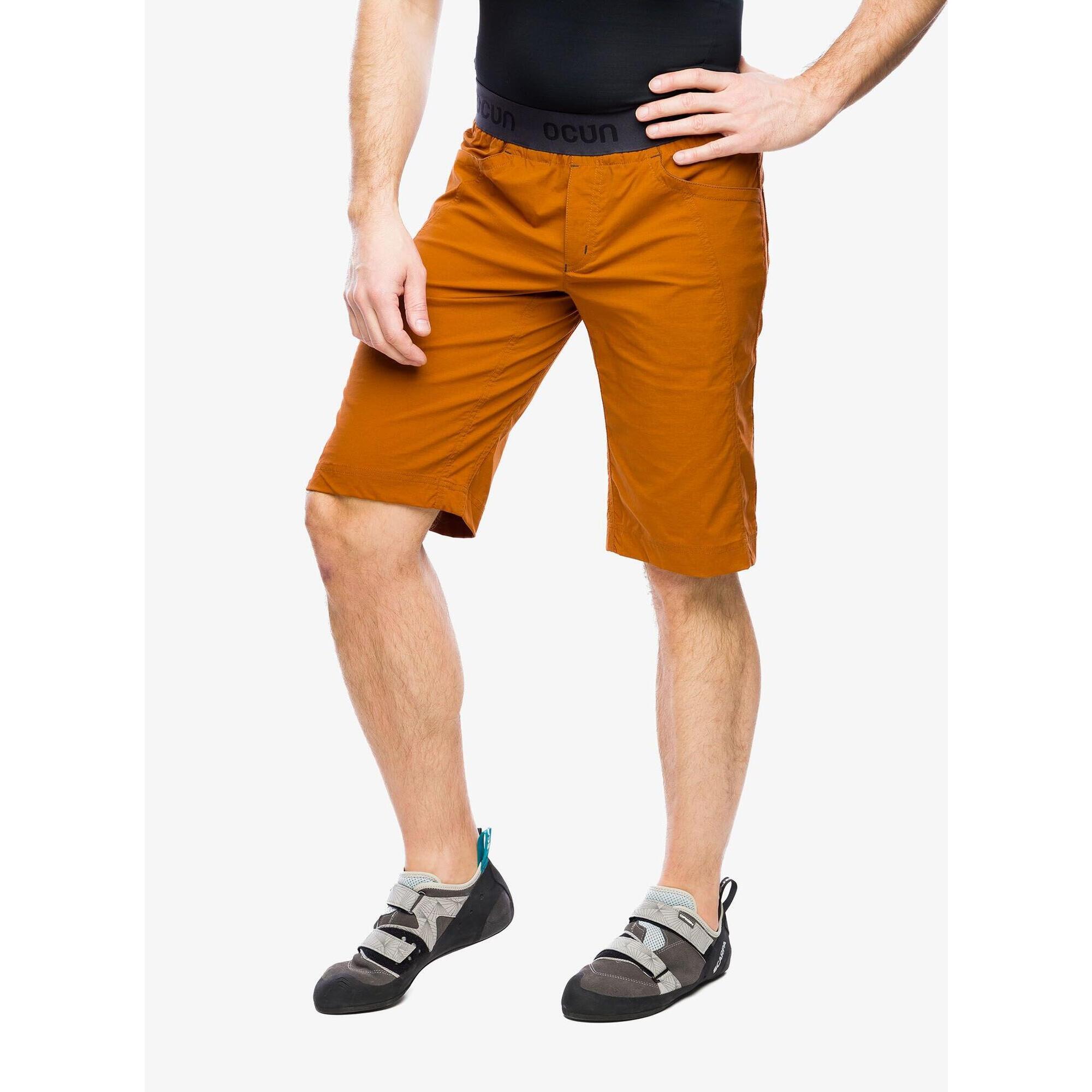 Ocun - Short Escalade Homme Ocún Mánia Eco Caramel Café, 55% Recyclé, Séchage Rapide - Short - Marron - Decathlon