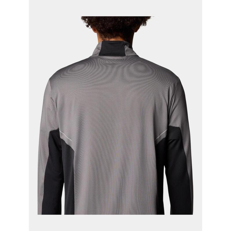 Tricou cu maneci lungi, pentru sport Three Pitch Half Zip barbati