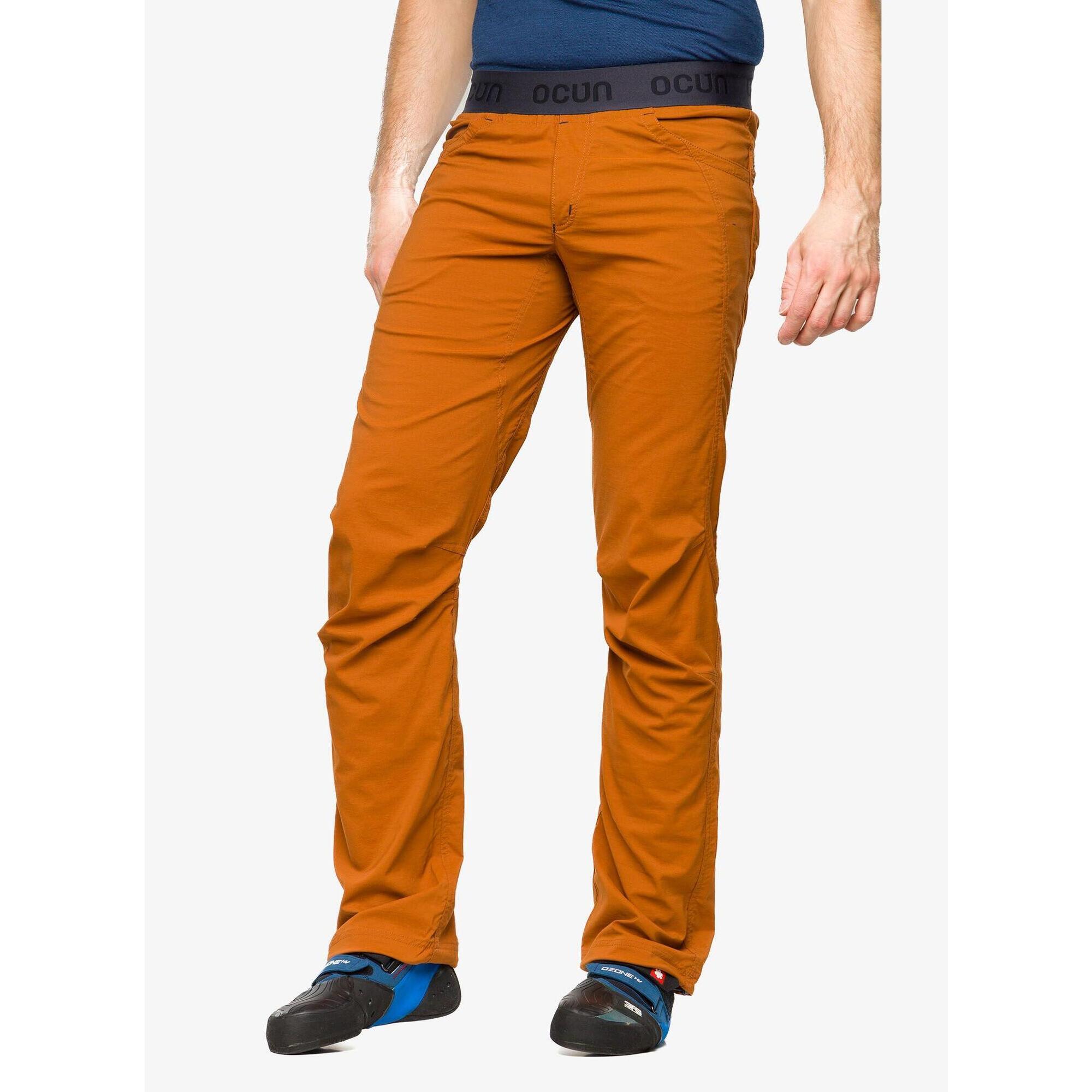Ocun - Pantalon Escalade Ocún Mánia Eco Homme Caramel Café - 55% Polyamide Recyclé - Pantalons - Orange - Decathlon