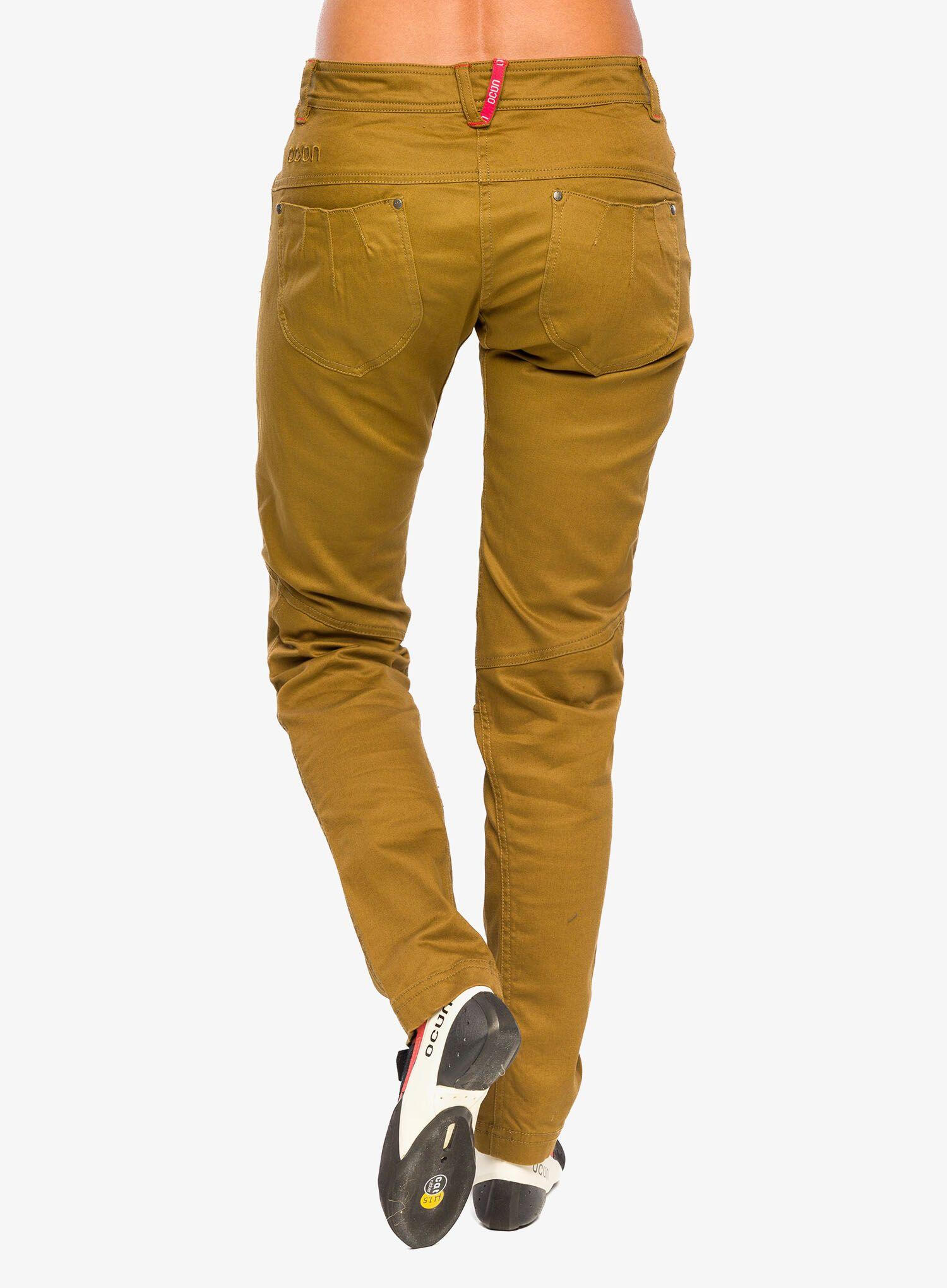 Pantalon randonnée femme Ocún Kaira extensible coton lyocell, poches renforcées 2/7