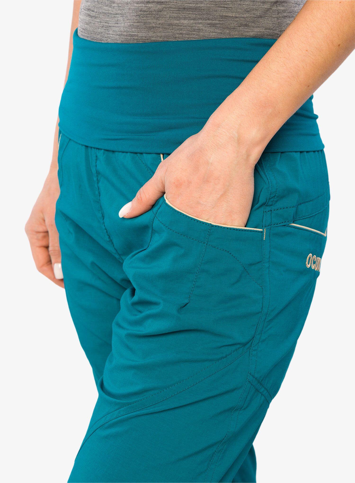 Pantalon escalade femme Ocún NOYA ECO Turquoise XS stretch éco-responsable 5/7