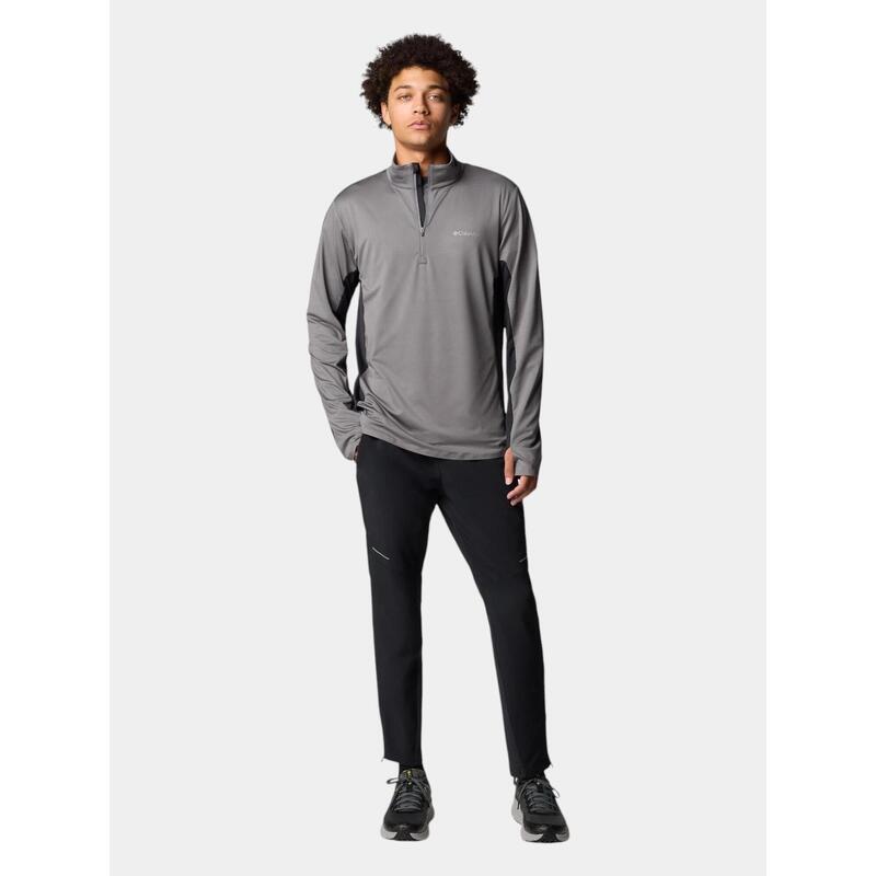 Tricou cu maneci lungi, pentru sport Three Pitch Half Zip barbati