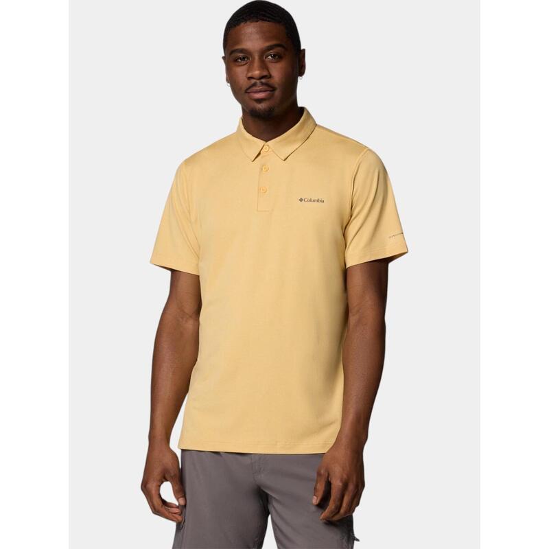 Tricou cu guler Tech Trail Polo - galben barbati