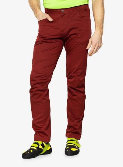 Pantalon d'escalade Ocún Drago homme en coton bio extensible taille élastique