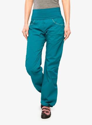 Damen-Kletterhose Ocún NOYA ECO Türkis Stretch ökologisch anatomischer Schnitt
