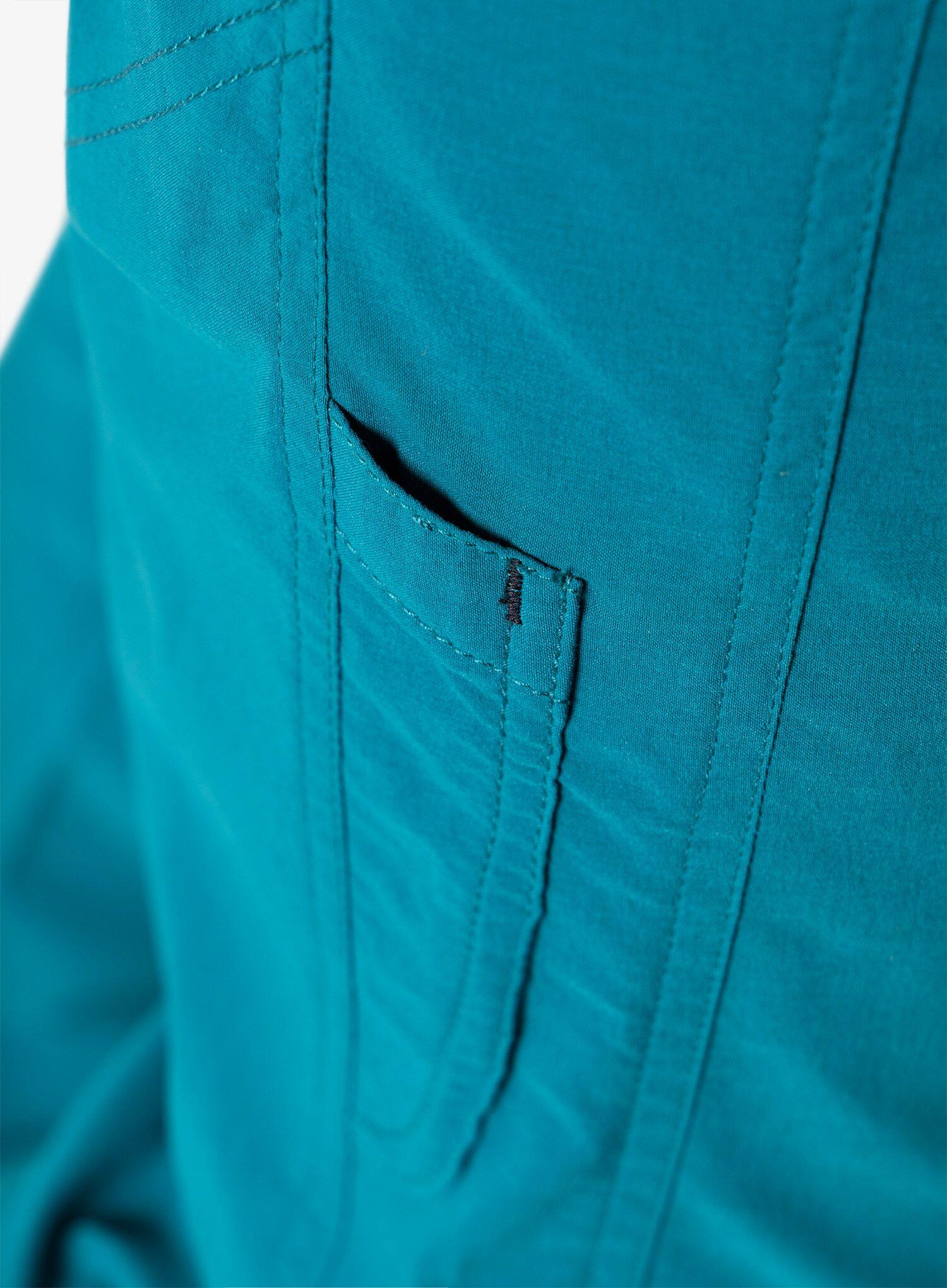 Ocún MÁNIA ECO Kletterhose Turquoise leicht Außen 55% recyceltes Polyamid 6/7