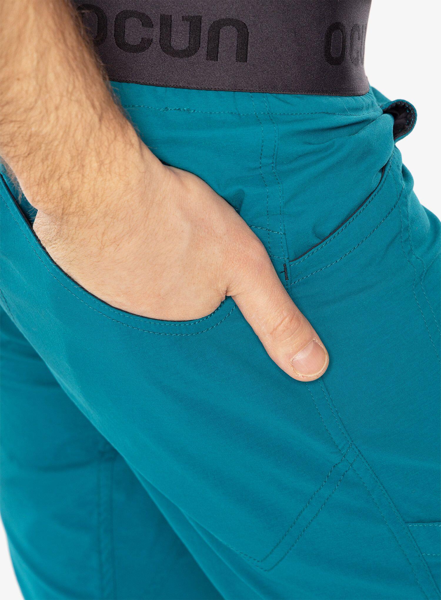 Ocún MÁNIA ECO Kletterhose Turquoise leicht Außen 55% recyceltes Polyamid 5/7