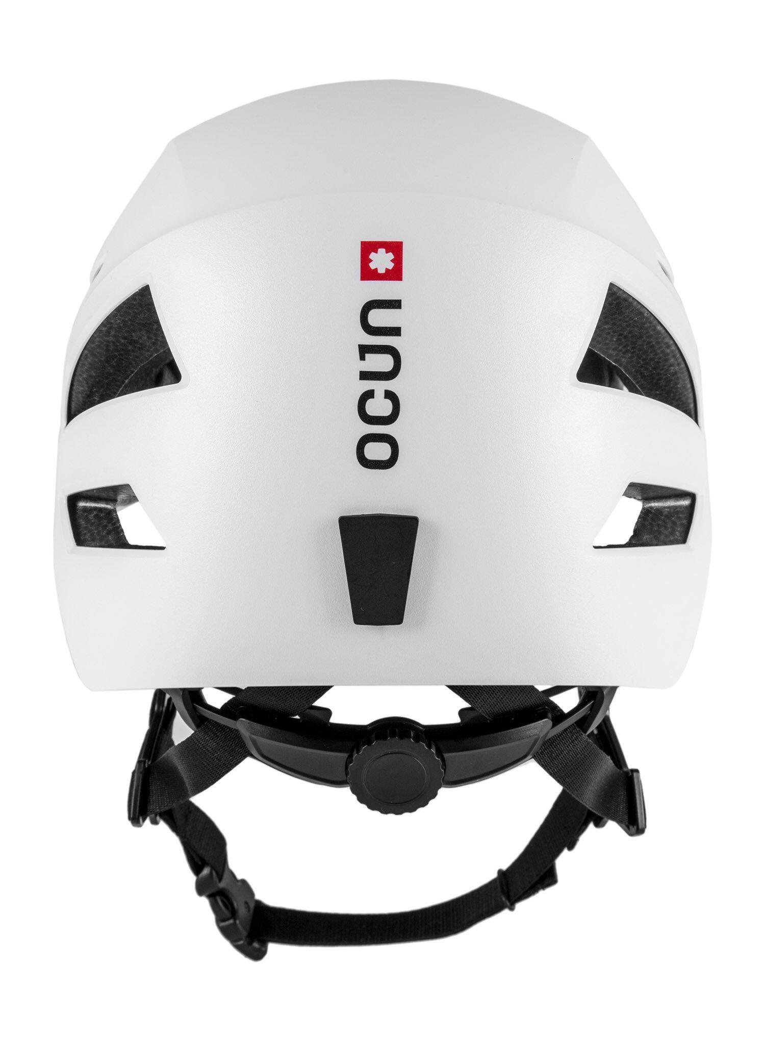 Kletterhelm Ocun Shard weiß verstellbar 54–62 cm leicht 320–335 g belüftet 3/4