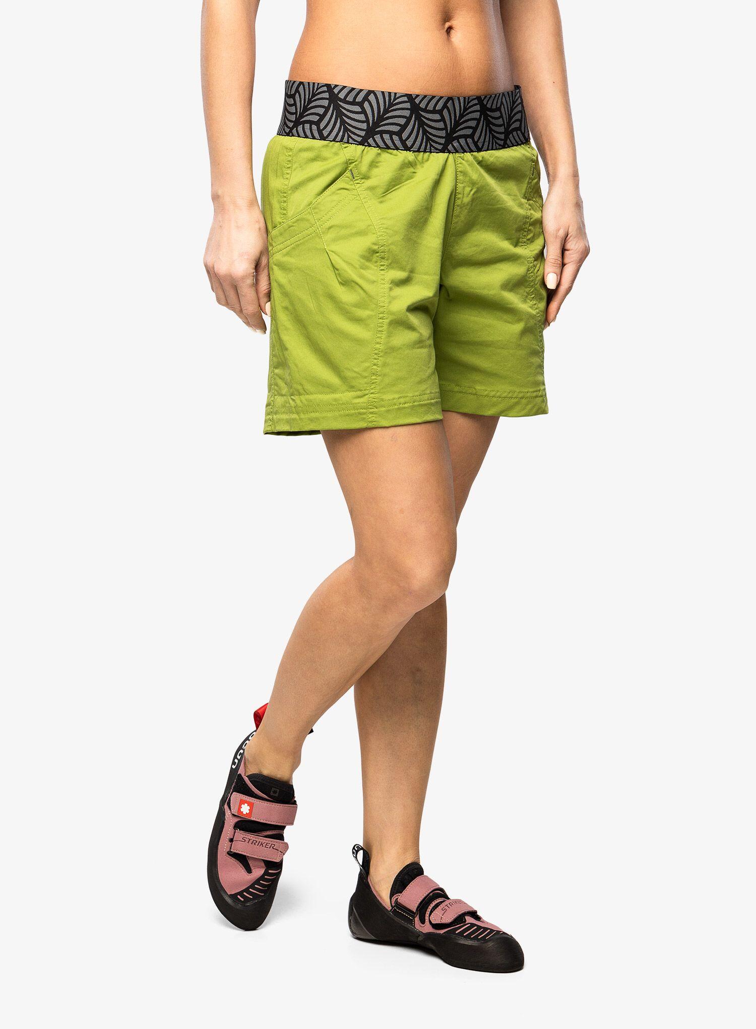 Ocún PANTERA ORGANIC Kletter-Shorts Green Peridot, atmungsaktiv, ergonomisch 5/7