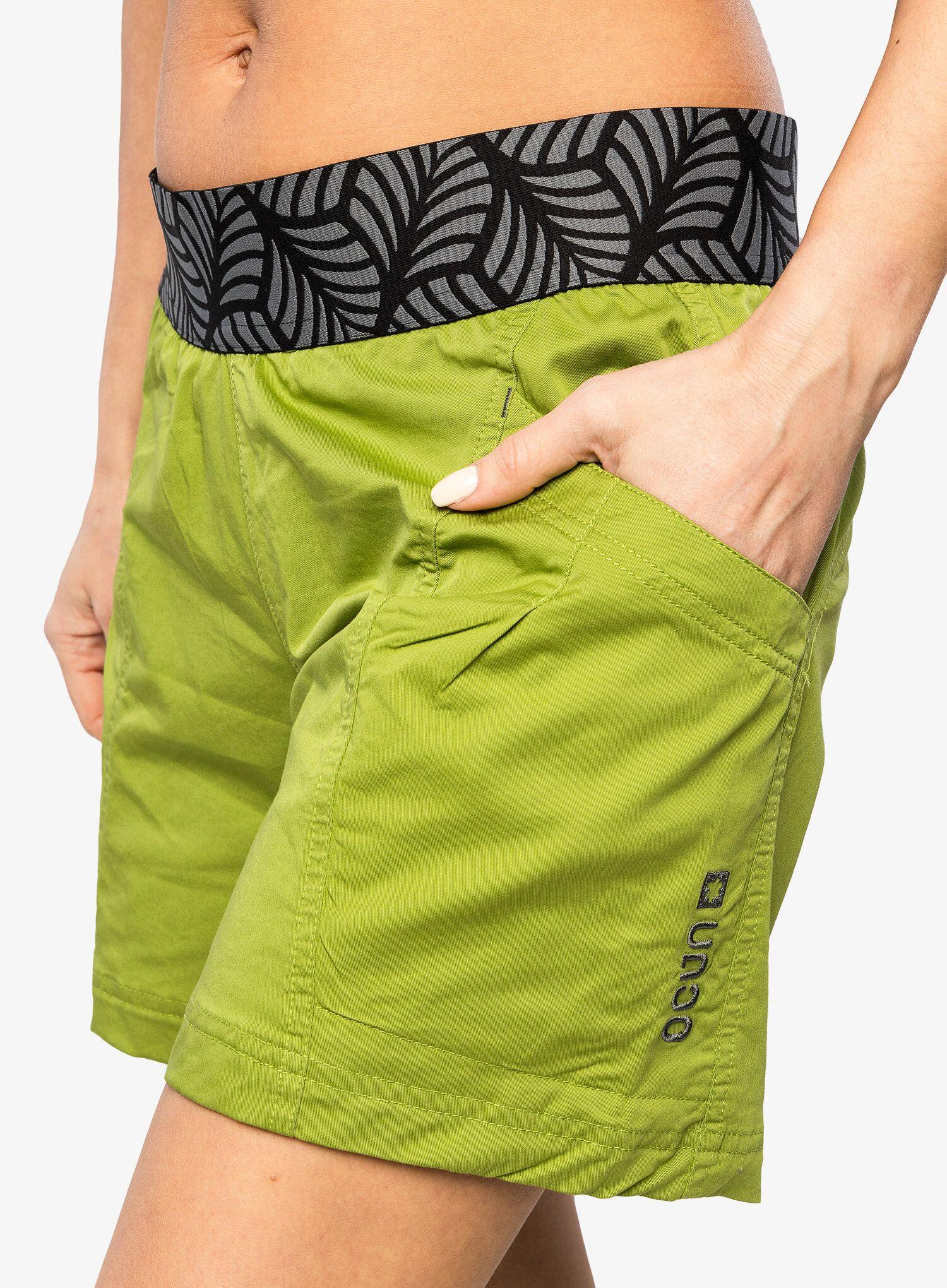 Ocún PANTERA ORGANIC Kletter-Shorts Green Peridot, atmungsaktiv, ergonomisch 6/7