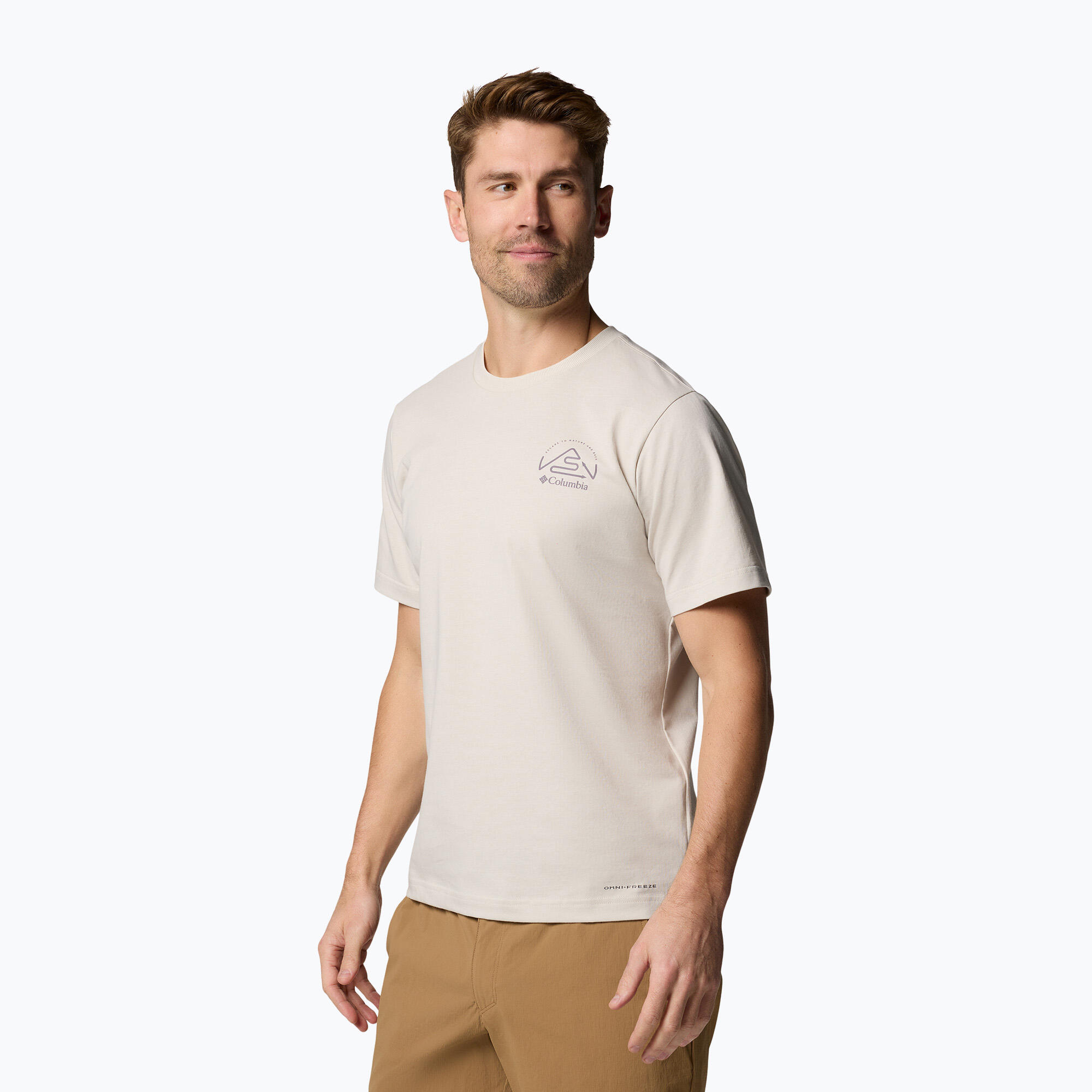 Camiseta masculina Columbia Tunnel Valley Graphic Tee 4/5