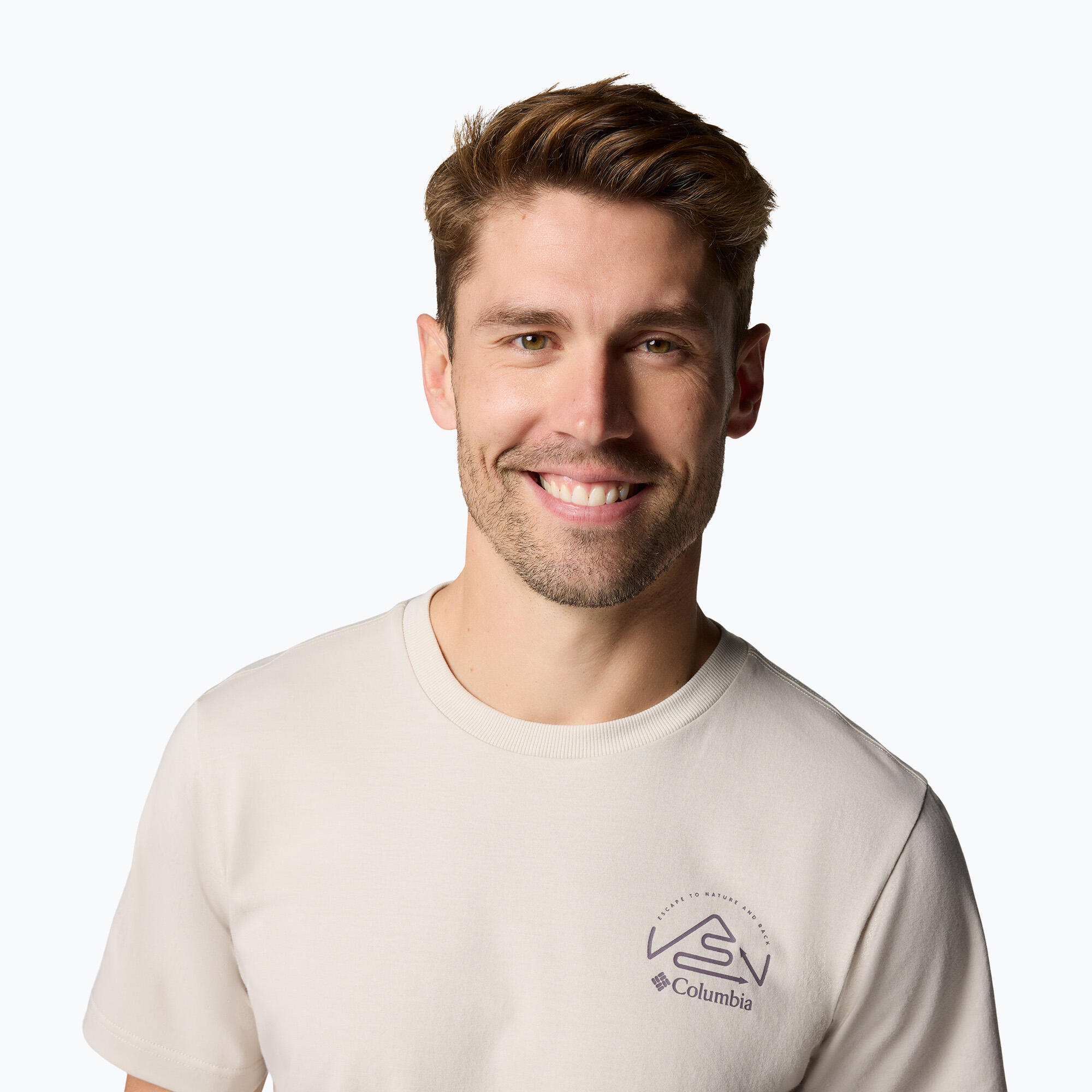 Camiseta masculina Columbia Tunnel Valley Graphic Tee 5/5
