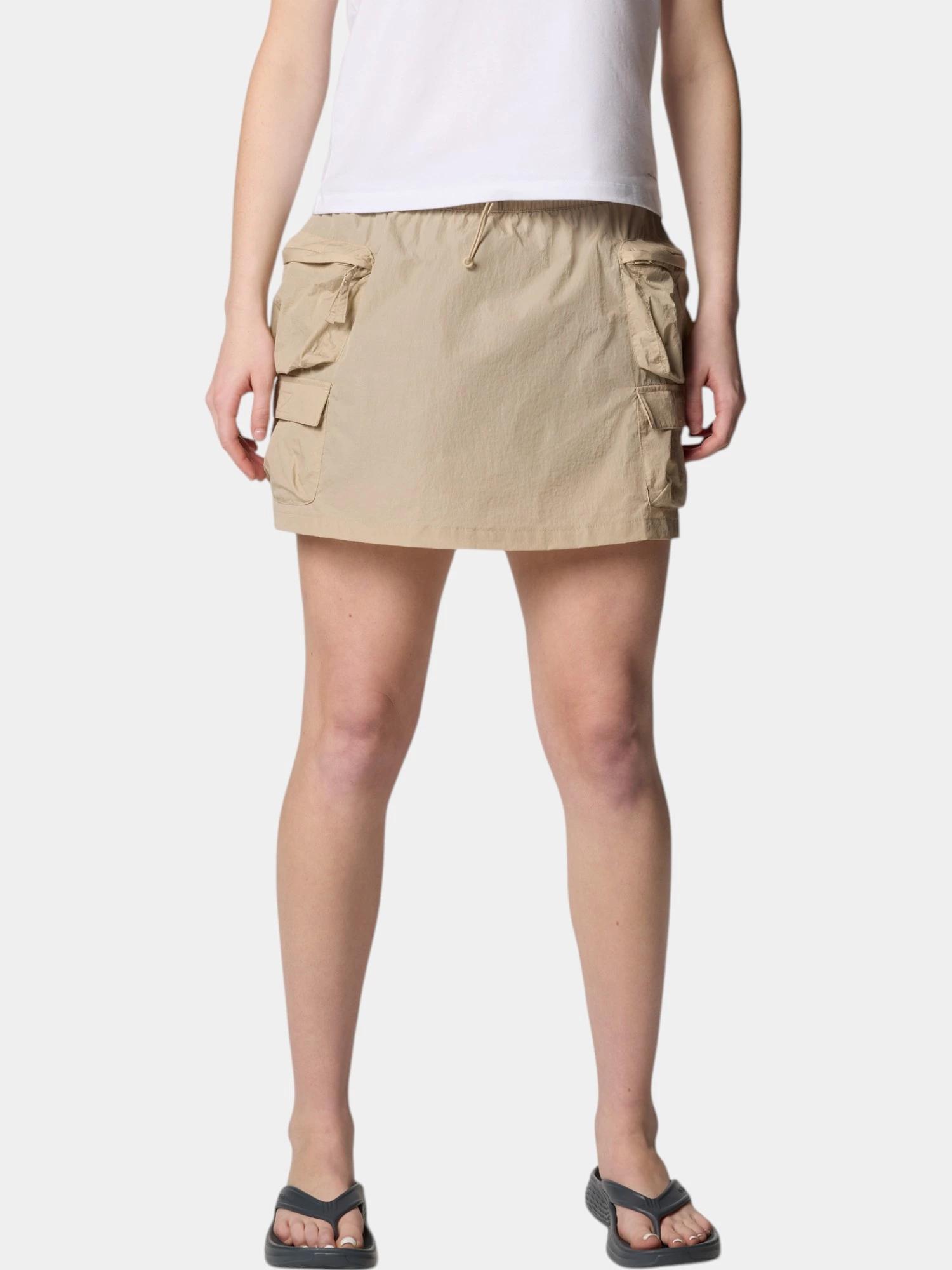 Jupe Short Respirante Columbia "Elevated View Cargo Skort" M Beige 1/7